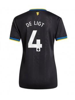 Billige Manchester United Matthijs de Ligt #4 Tredjedrakt Dame 2025-26 Kortermet